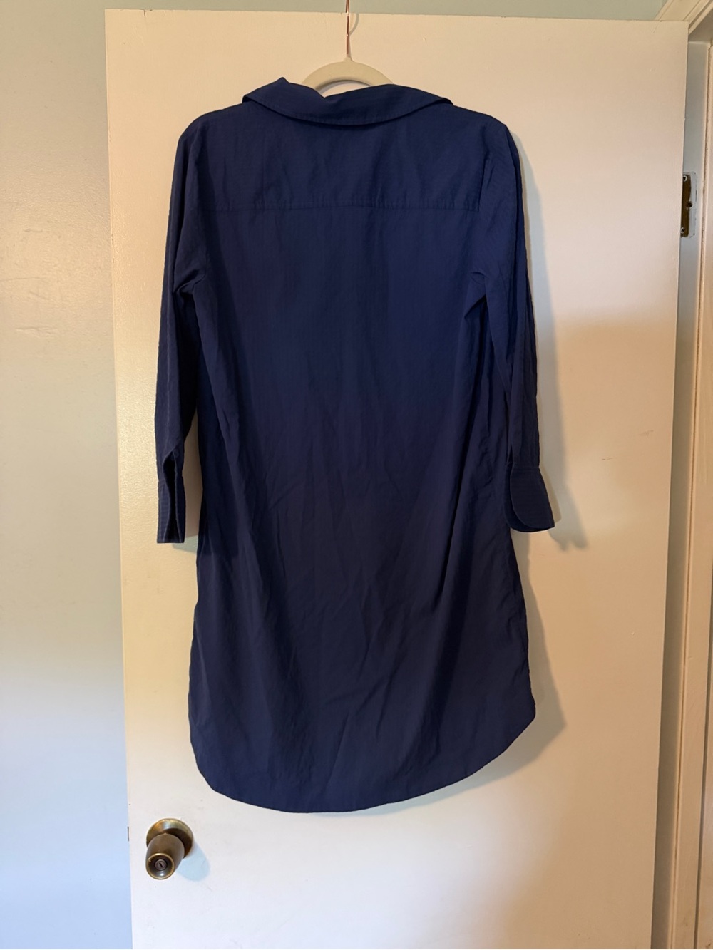 Vineyard Vines Performance Navy Popover Shirt Dress, Size S - Picture 4 of 4
